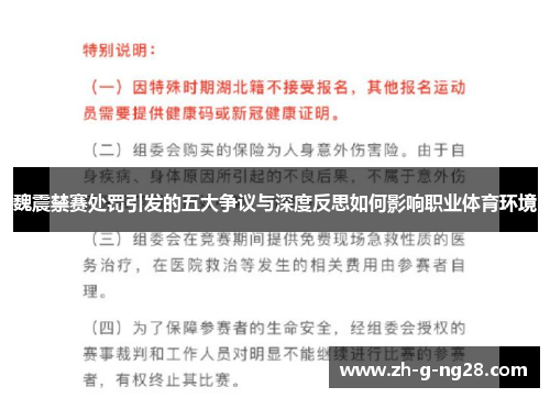 魏震禁赛处罚引发的五大争议与深度反思如何影响职业体育环境 魏震禁赛处罚引发的五大争议与深度反思如何影响职业体育环境